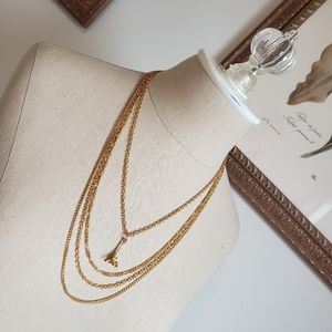 Vintage Rodier Paris Multi-strand Necklace